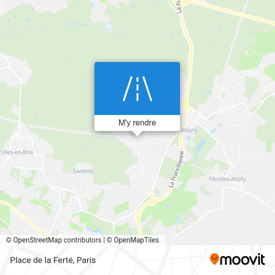 Place de la Ferté plan