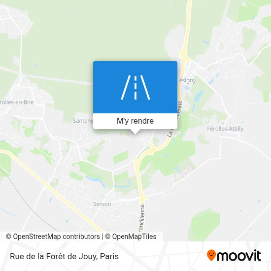 Rue de la Forêt de Jouy plan