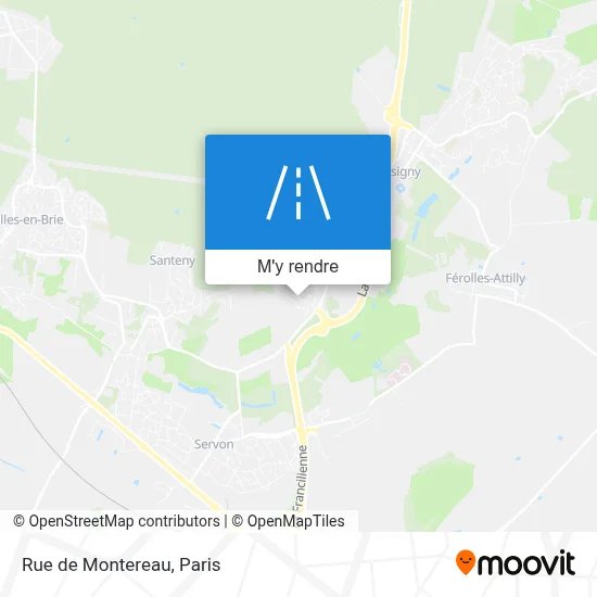 Rue de Montereau plan