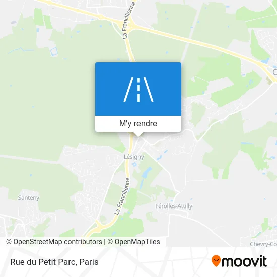 Rue du Petit Parc plan