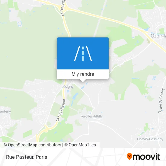 Rue Pasteur plan