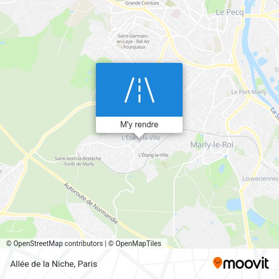Allée de la Niche plan