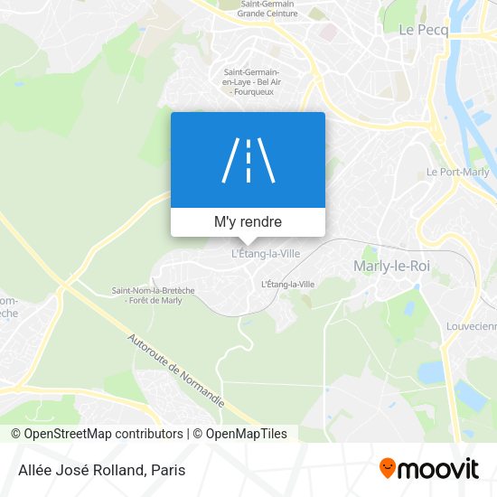 Allée José Rolland plan