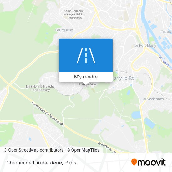 Chemin de L'Auberderie plan