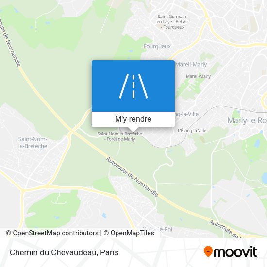 Chemin du Chevaudeau plan