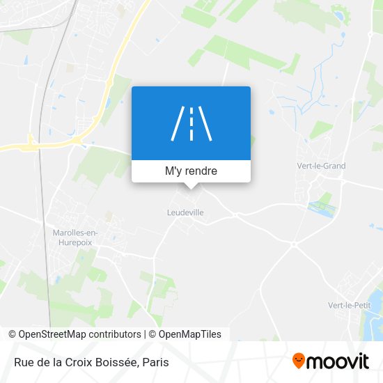 Rue de la Croix Boissée plan