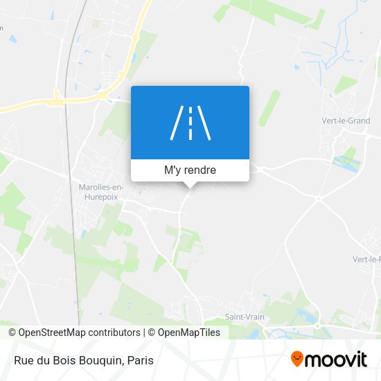 Rue du Bois Bouquin plan