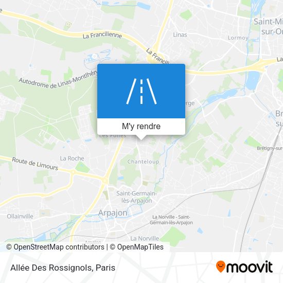 Allée Des Rossignols plan