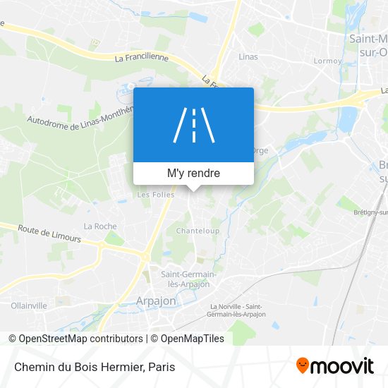Chemin du Bois Hermier plan