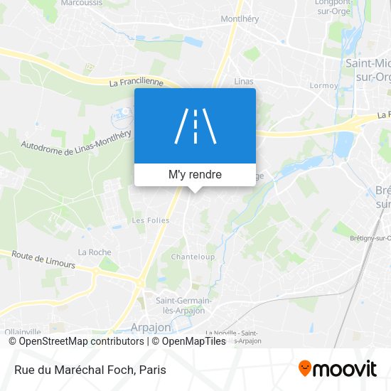 Rue du Maréchal Foch plan