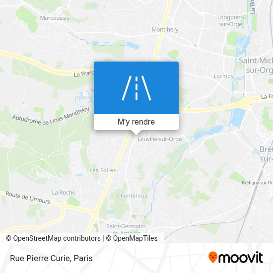 Rue Pierre Curie plan