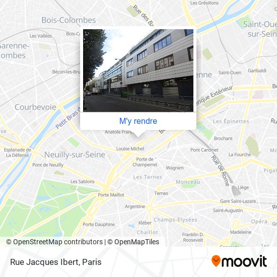 Rue Jacques Ibert plan