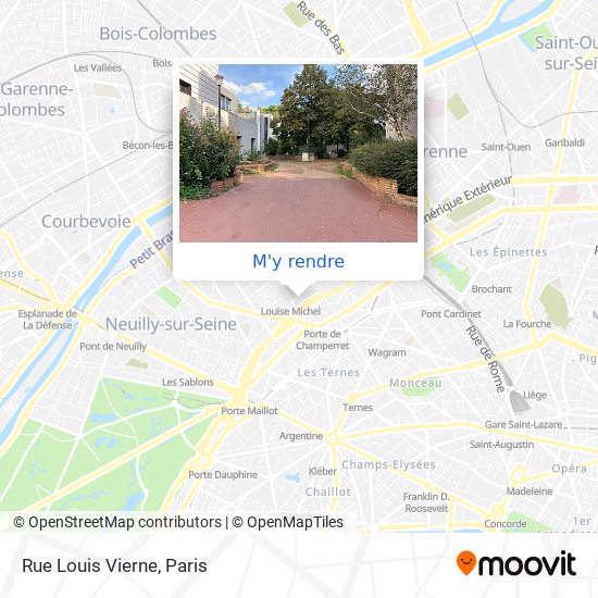 Rue Louis Vierne plan