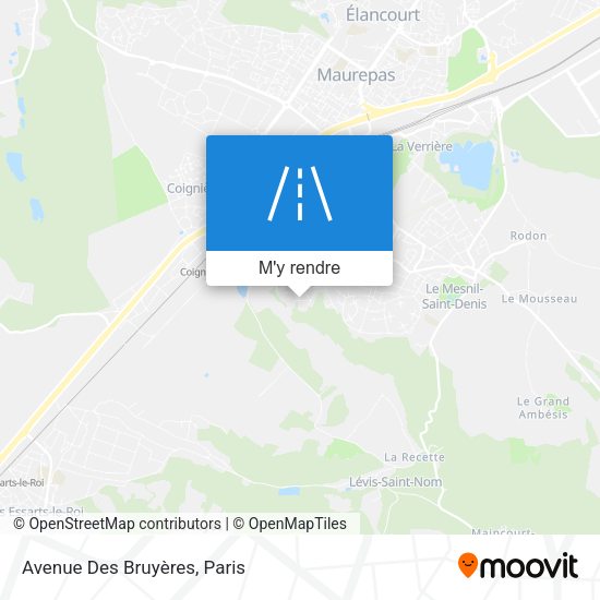 Avenue Des Bruyères plan