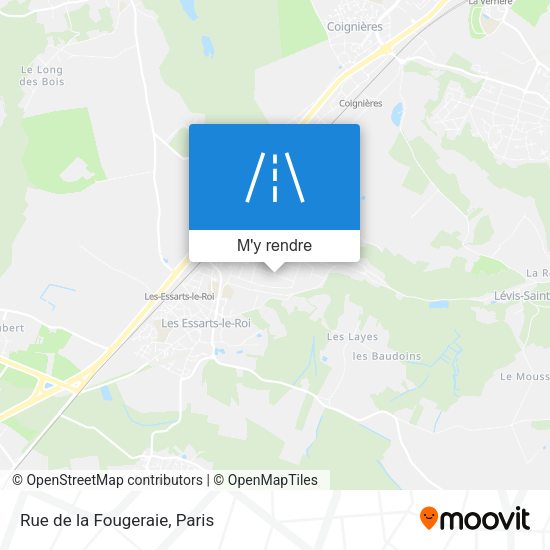Rue de la Fougeraie plan