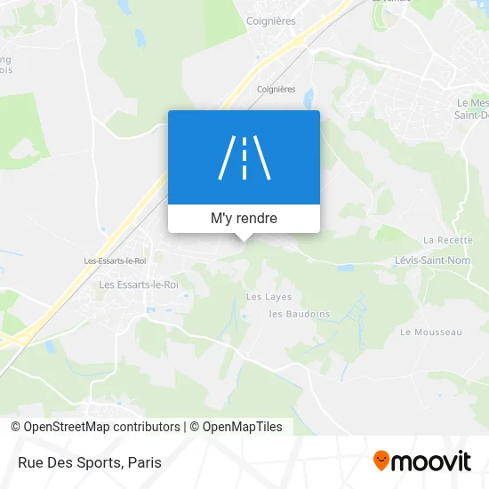 Rue Des Sports plan