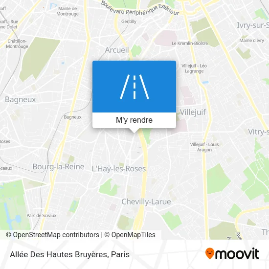 Allée Des Hautes Bruyères plan