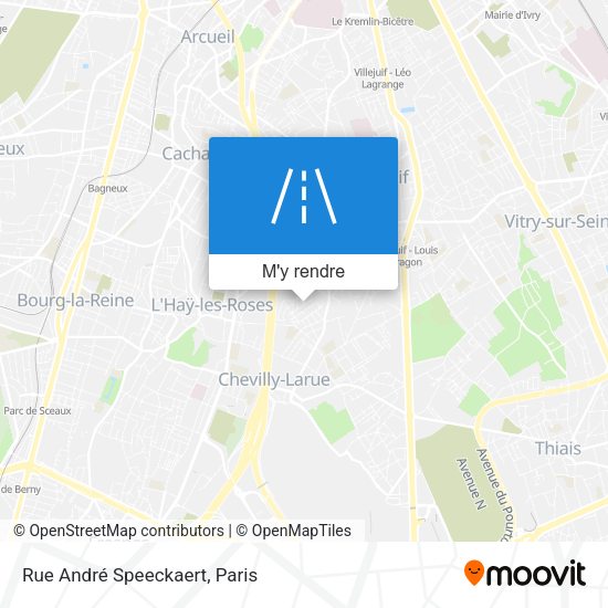 Rue André Speeckaert plan