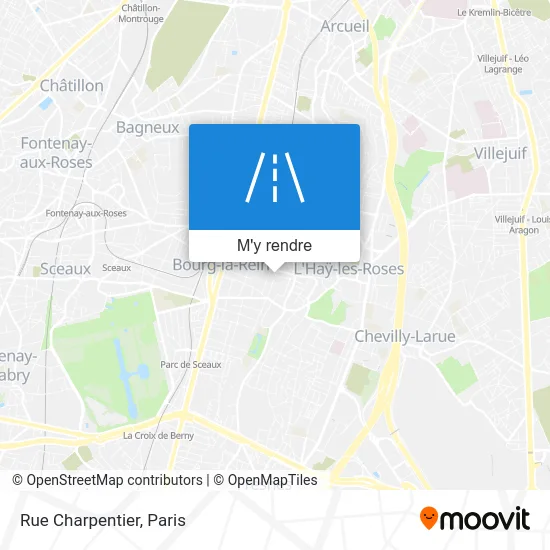 Rue Charpentier plan