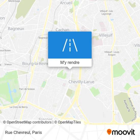 Rue Chevreul plan