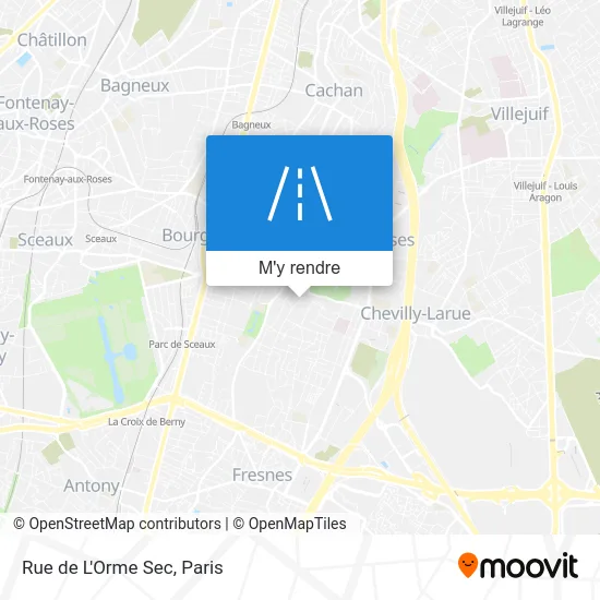 Rue de L'Orme Sec plan