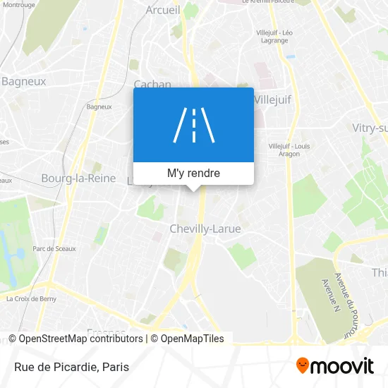 Rue de Picardie plan