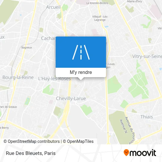 Rue Des Bleuets plan