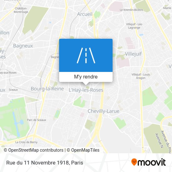 Rue du 11 Novembre 1918 plan