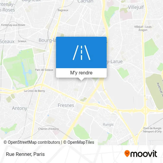 Rue Renner plan
