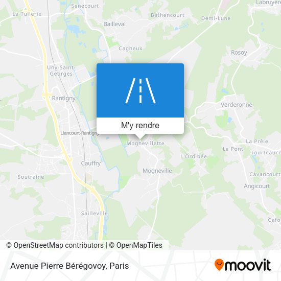 Avenue Pierre Bérégovoy plan