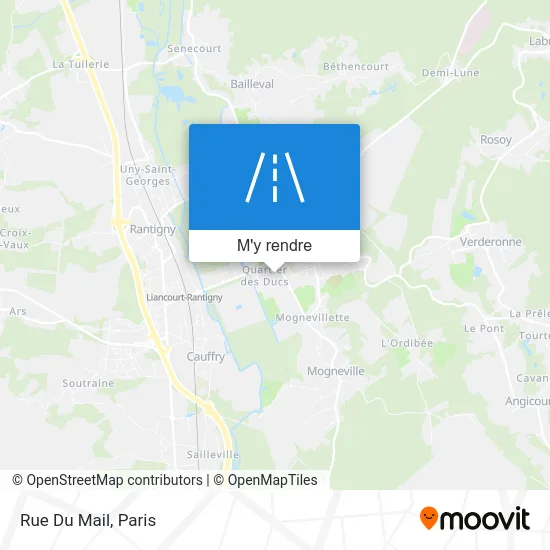 Rue Du Mail plan