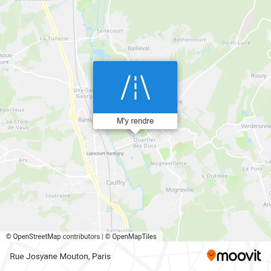Rue Josyane Mouton plan