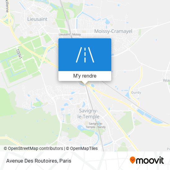Avenue Des Routoires plan