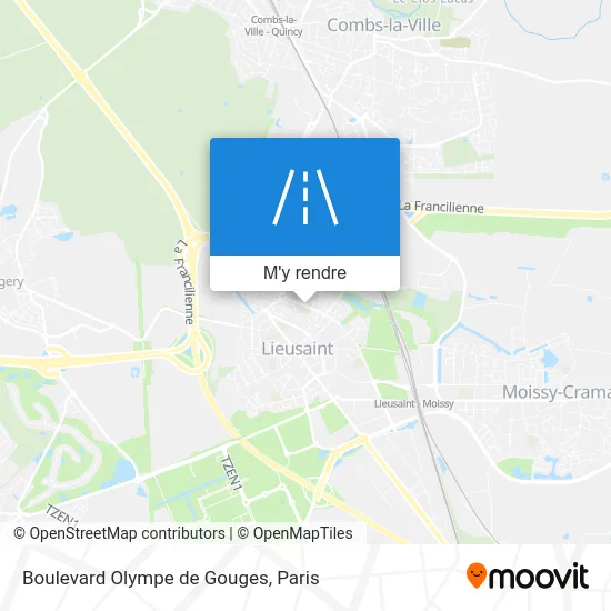 Boulevard Olympe de Gouges plan