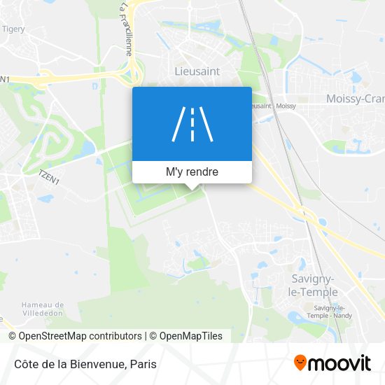 Côte de la Bienvenue plan