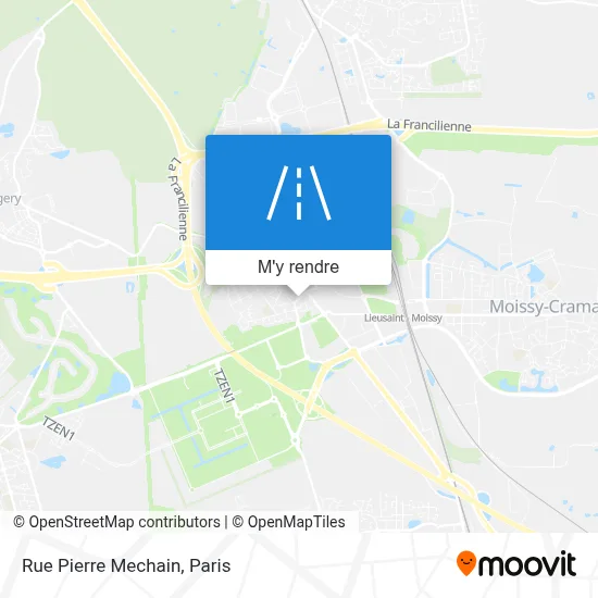 Rue Pierre Mechain plan