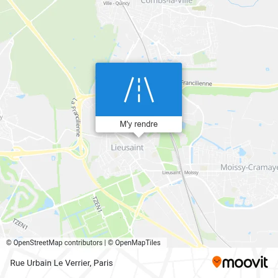 Rue Urbain Le Verrier plan