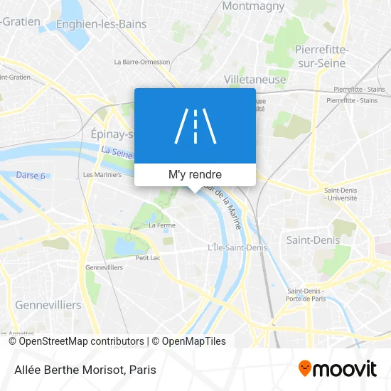 Allée Berthe Morisot plan