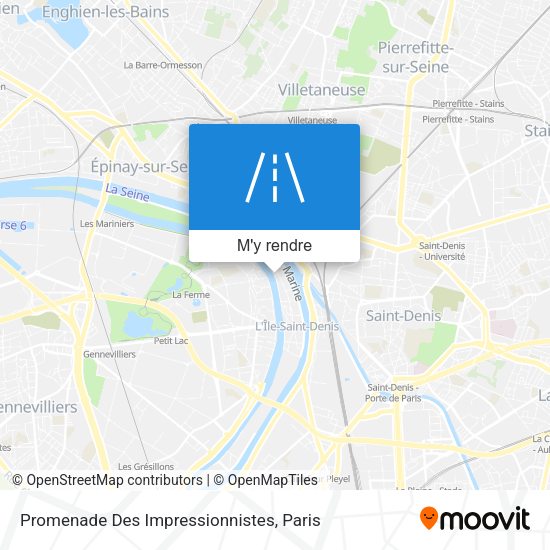 Promenade Des Impressionnistes plan