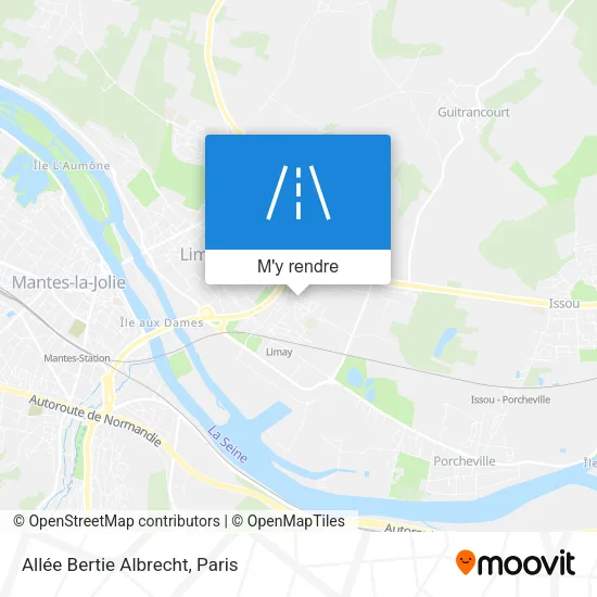 Allée Bertie Albrecht plan
