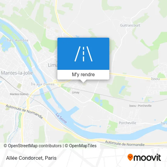Allée Condorcet plan