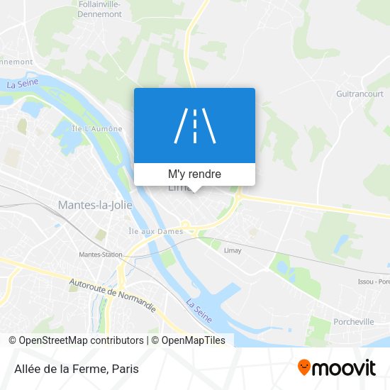 Allée de la Ferme plan
