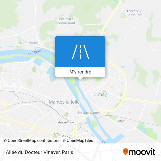 Allée du Docteur Vinaver plan