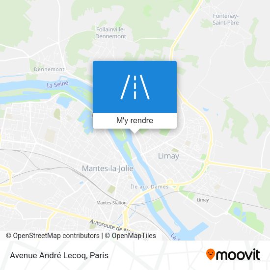 Avenue André Lecoq plan