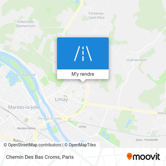 Chemin Des Bas Croms plan