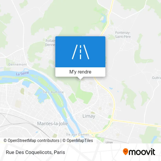 Rue Des Coquelicots plan