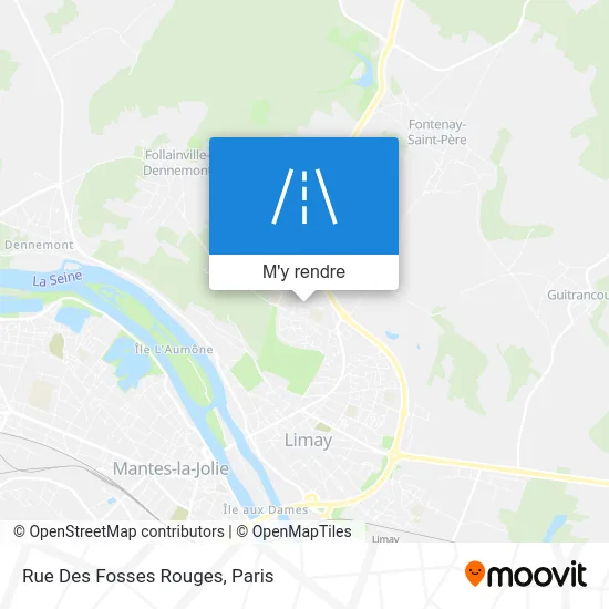 Rue Des Fosses Rouges plan