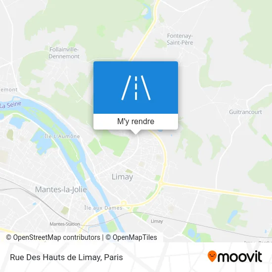 Rue Des Hauts de Limay plan