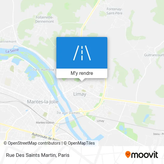 Rue Des Saints Martin plan