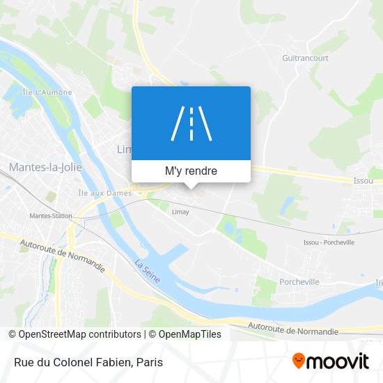 Rue du Colonel Fabien plan